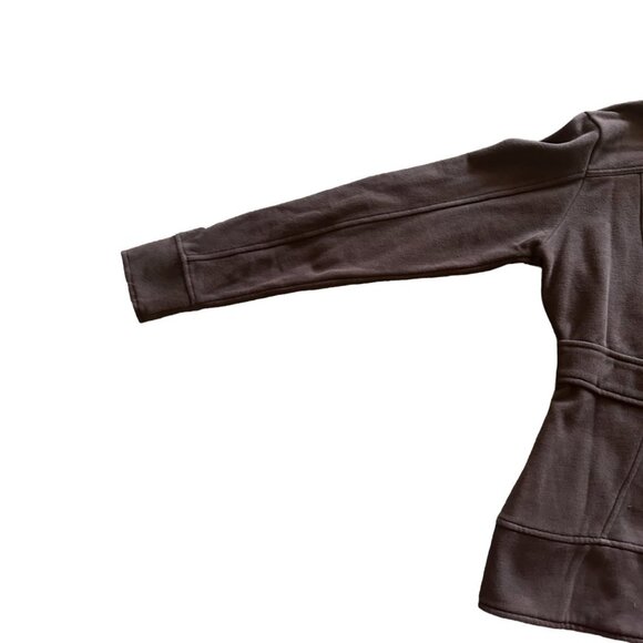 PUMA hooded Brown Women's Jacket with Zipper Size XS - Picture 10 of 15